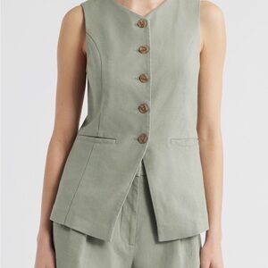 Women's Green Button Down Shirt